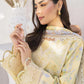 BRQ Embroidered yellow Luxury Lawn Dress