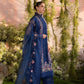 SN Embroidered Navy Blue Luxury Lawn Dress
