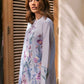 Zaha Embroidered Grey Luxury Lawn Dress