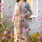 MB Embroidered Pink Luxury Lawn Dress - 2A