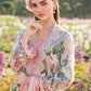 MB Embroidered Pink Luxury Lawn Dress - 2A