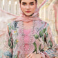 MB Embroidered Pink Luxury Lawn Dress - 2A