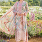 MB Embroidered Pink Luxury Lawn Dress - 2A