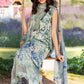 MB Embroidered Pista Luxury Lawn Dress - 2B