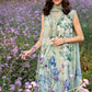 MB Embroidered Pista Luxury Lawn Dress - 2B