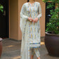 IZK Embroidered Multi Lining Luxury Lawn Dress