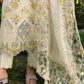 Sardinia Embroidered White Floral Luxury Lawn Dress