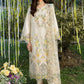 Sardinia Embroidered White Floral Luxury Lawn Dress