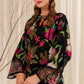 Farasha Embroidered Black Luxury Lawn Dress