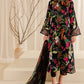 Farasha Embroidered Black Luxury Lawn Dress