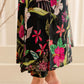 Farasha Embroidered Black Luxury Lawn Dress