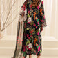 Farasha Embroidered Black Luxury Lawn Dress