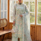 Crm Embroidered Sky Blue Luxury Lawn Dress
