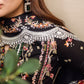 QLR Embroidered Black Luxury Lawn Dress - 025