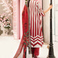 MP Embroidered  Maroon & White Lining Luxury Lawn Dress