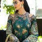 ELF Embroidered Green Luxury Lawn Dress