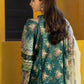 ELF Embroidered Green Luxury Lawn Dress