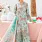 RM Embroidered Sea Green Luxury Lawn Dress