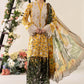 MP Embroidered Yellow Flower Luxury Lawn Dress