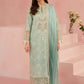 AFZ Embroidered Ferozi Luxury Lawn Dress