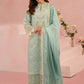 AFZ Embroidered Ferozi Luxury Lawn Dress