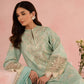 AFZ Embroidered Ferozi Luxury Lawn Dress