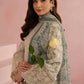 AFZ Embroidered Grey Luxury Lawn Dress