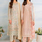 IZK Embroidered Sea Green Chikankari Luxury Lawn Dress