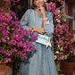 NSA Embroidered Ferozi Luxury Lawn Chikankari Dress