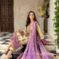 Jade Embroidered Yellow & Pink Floral Luxury Lawn Dress