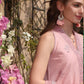 NSA Embroidered Pink Luxury Lawn Chikankari Dress