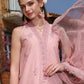 NSA Embroidered Pink Luxury Lawn Chikankari Dress