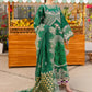 Parishay Embroidered Green Luxury Lawn Dress