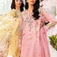 MP Embroidered Pink Luxury lawn Dress - 03B