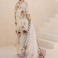IZK Embroidered Off White Luxury Lawn Dress