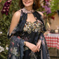 AN Embroidered Navy Blue Luxury Lawn Dress GKL-02