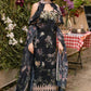 AN Embroidered Navy Blue Luxury Lawn Dress GKL-02
