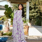 ANL Embroidered Purple Luxury Lawn Dress