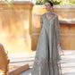 Noor Embroidered Pista Luxury lawn Dress