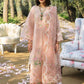 Sardinia Embroidered Tea Pink Floral Luxury Lawn Dress
