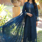 NSA Embroidered Zinc Luxury lawn Chikankari Dress