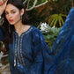 NSA Embroidered Zinc Luxury lawn Chikankari Dress