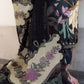 BRQ Embroidered Black Luxury Lawn Dress