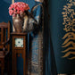 AJ Embroidered ZInc Luxury Chiffon Dress