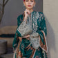 ZC Embroidered Dark Green Luxury Lawn Dress