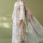 BRQ Embroidered Tie & Dye Sky Blue Luxury Lawn Dress