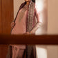 sheenora Embroidered Tea Pink  Luxury Cotton silk Dress