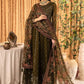 AZH Embroidered Mehndi Luxury Chiffon Maxi
