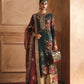 Humjoli Embroidered Dark Green Luxury lawn Dress