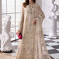 MB Embroidered Off White Luxury Chiffon Dress